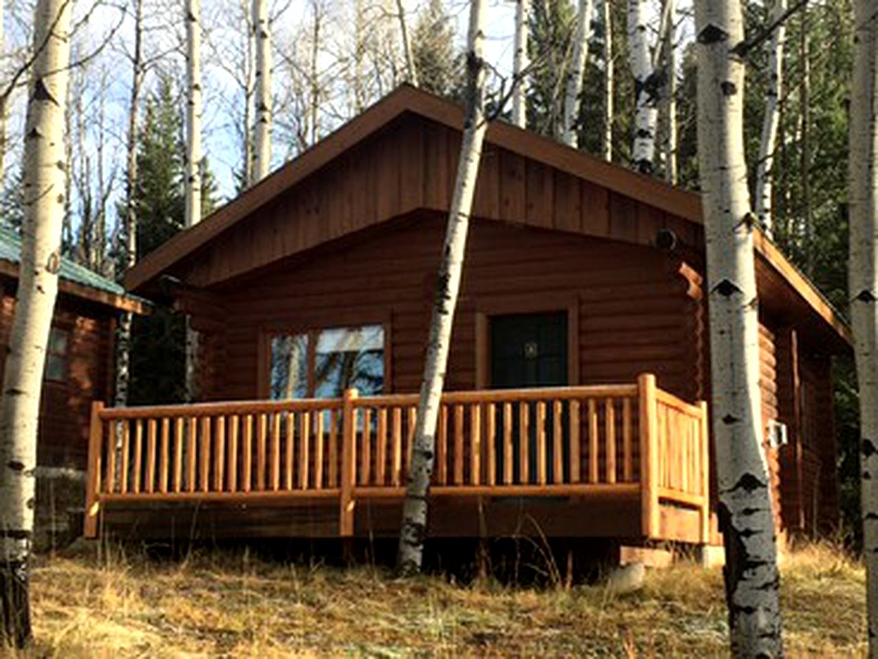 Cowboy Glamping in a British Columbia Log Cabin