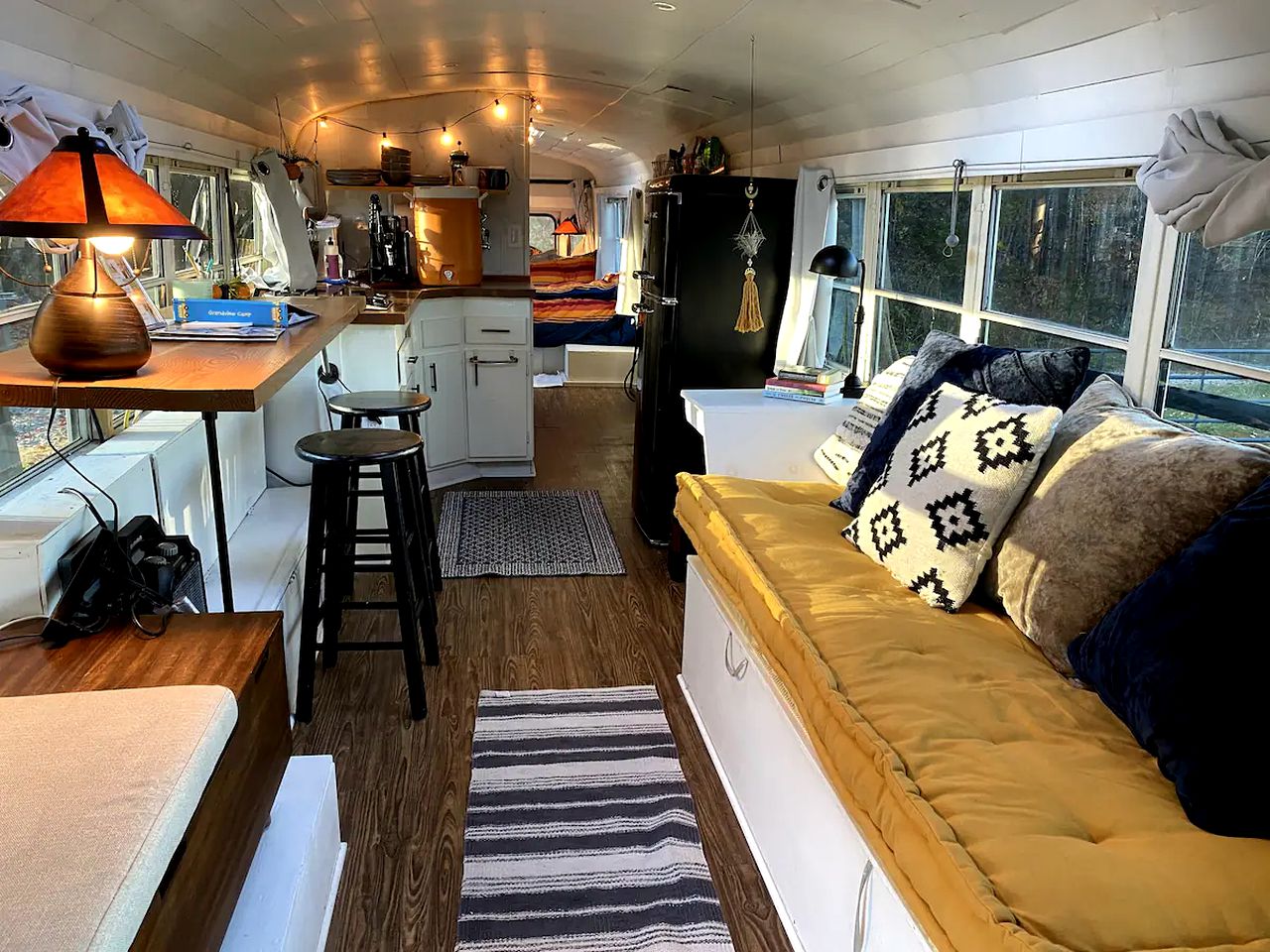 Eccentric Converted Bus, Perfect for a Tennessee Vacation