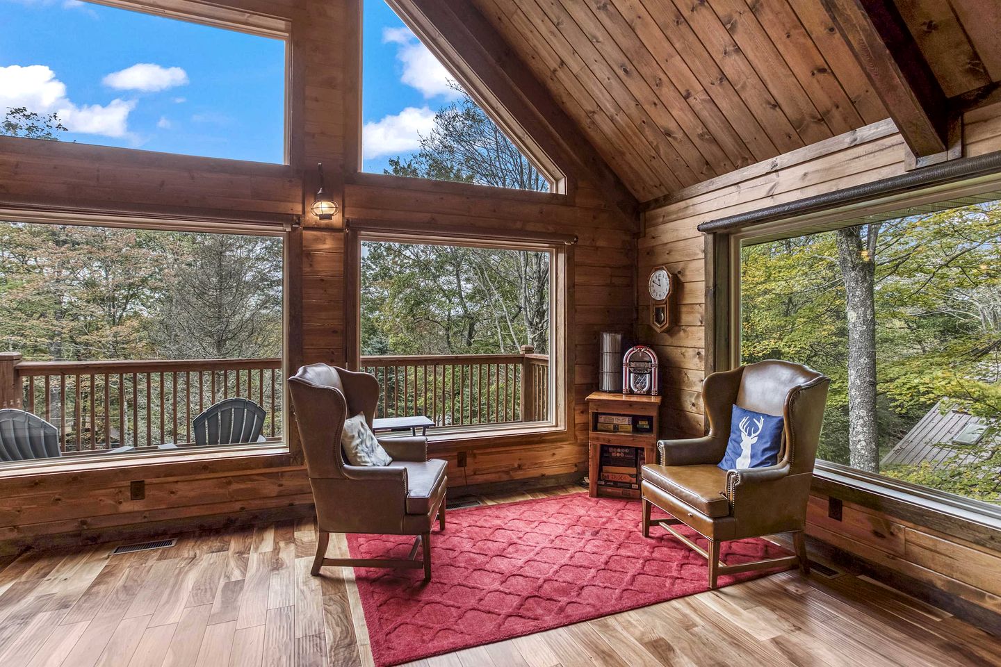 Luxury Lakeside Mountain Escape with Wraparound Deck Near Terra Alta, West Virginia