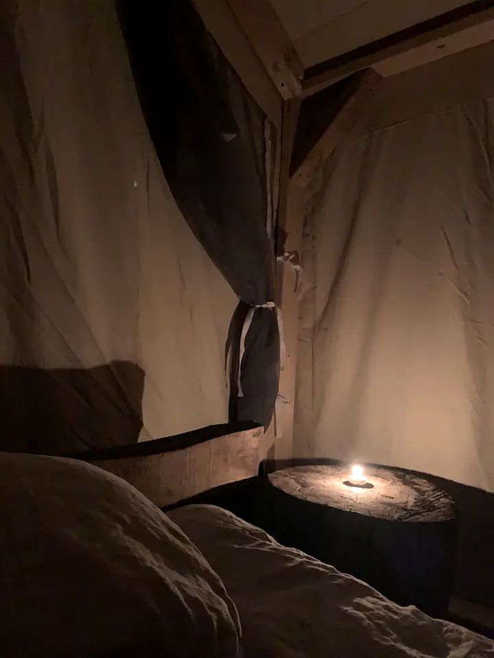 Rustic Quebec Camping Tent for Weekend Getaways from Montreal