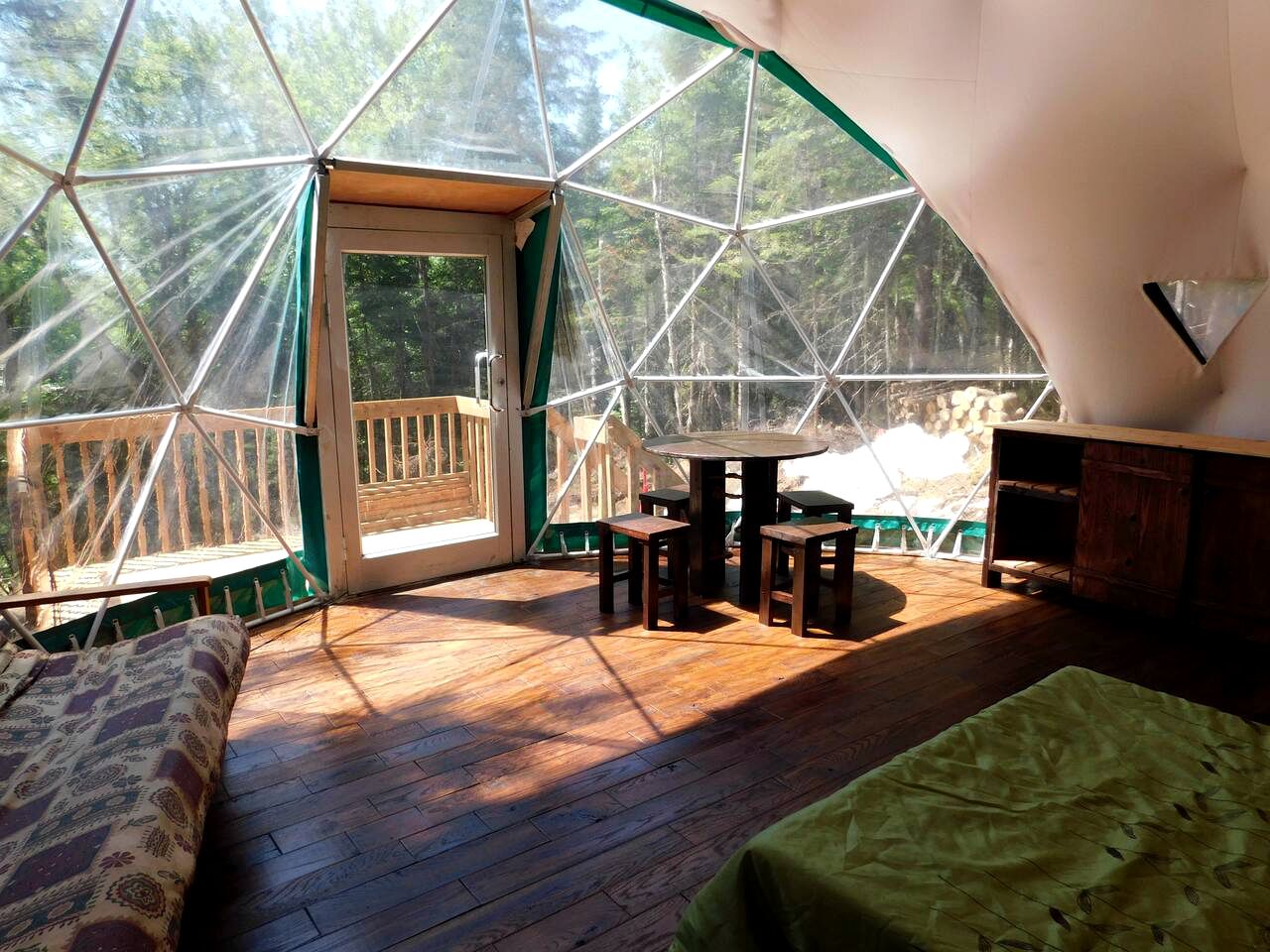 Magical Quebec Glamping Rental at a Fabulous Lac Beauport Resort