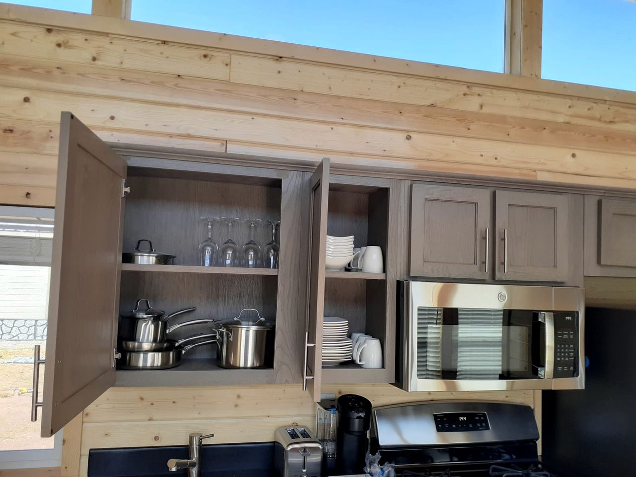 Stylish Tiny Home Getaway with Spacious Loft & Outdoor Area in Williams, Arizona
