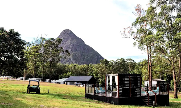 This lovingly restored Sunshine Coast holiday home is perfect for glamping in Queensland.