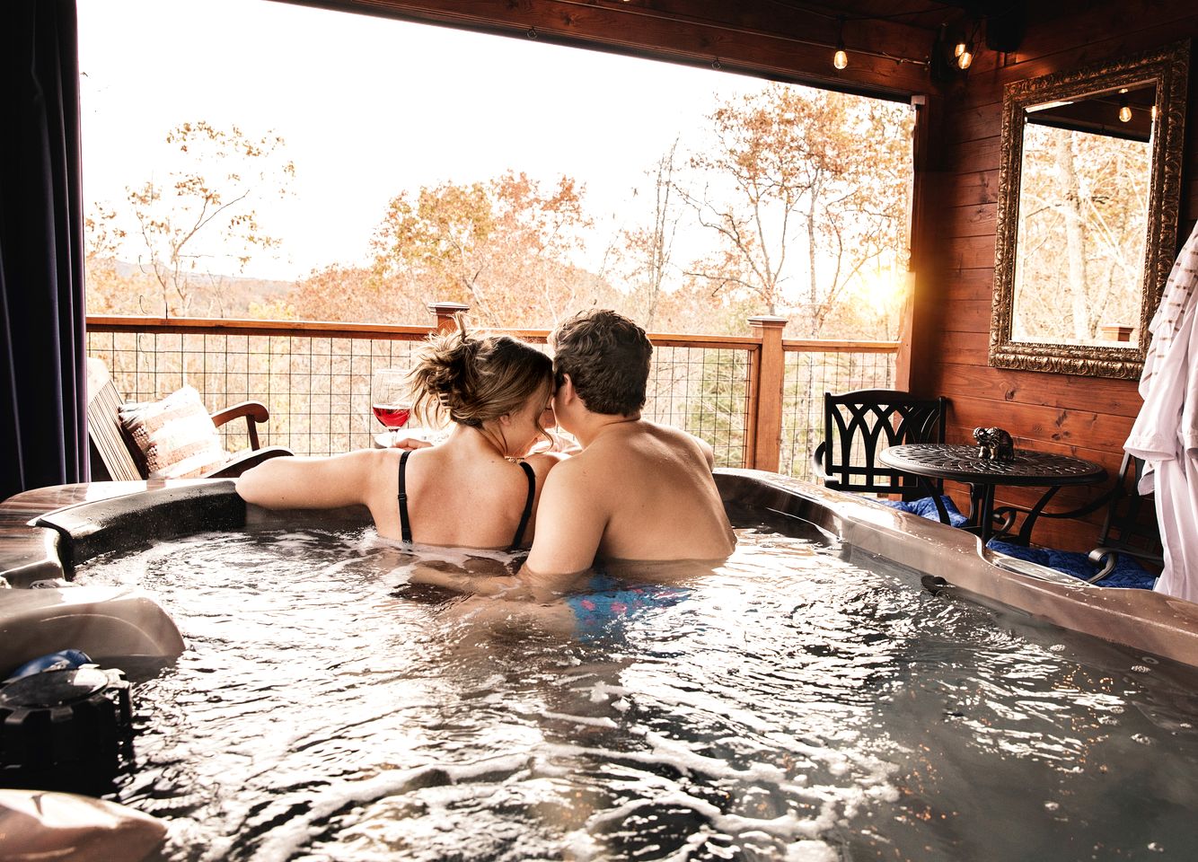 Gorgeous Adults-Only Cabin with Hot Tub and Outdoor Fire Table, Perfect for a Romantic Escape in North Carolina