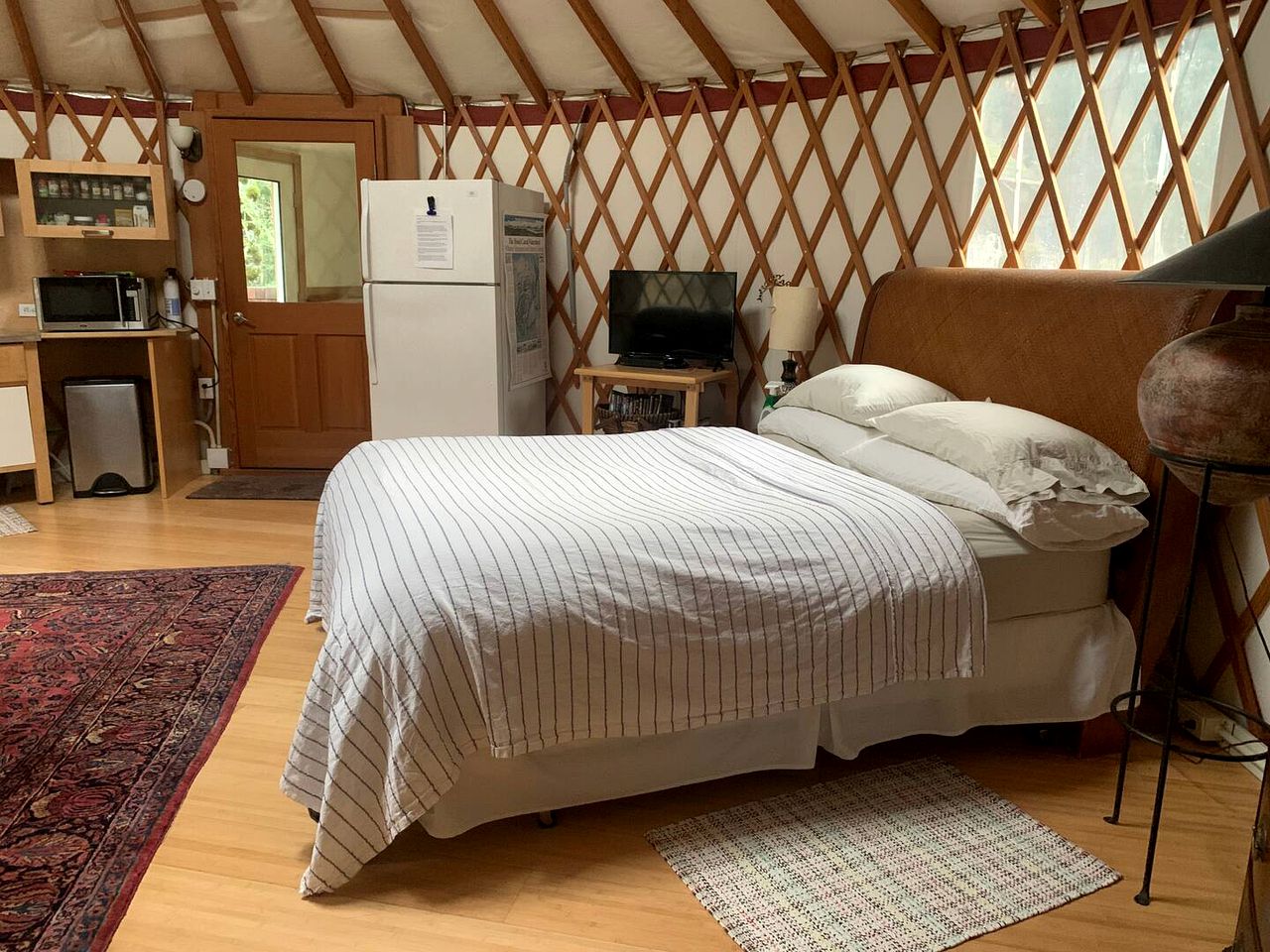 Private Yurt is the Perfect Place for a Washington Getaway