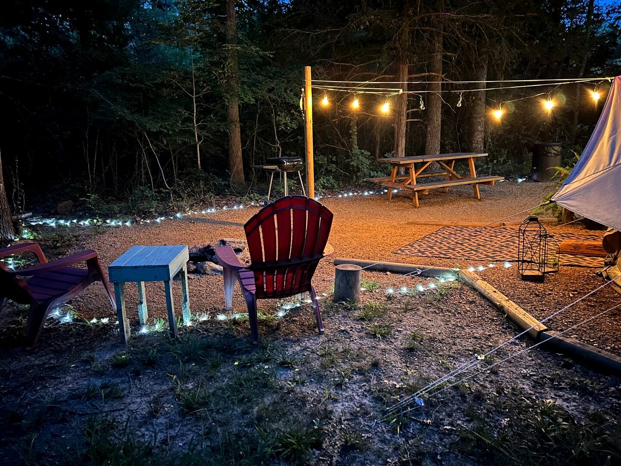 Charming Equipped Bell Tent Surrounded by Nature in Oklahoma