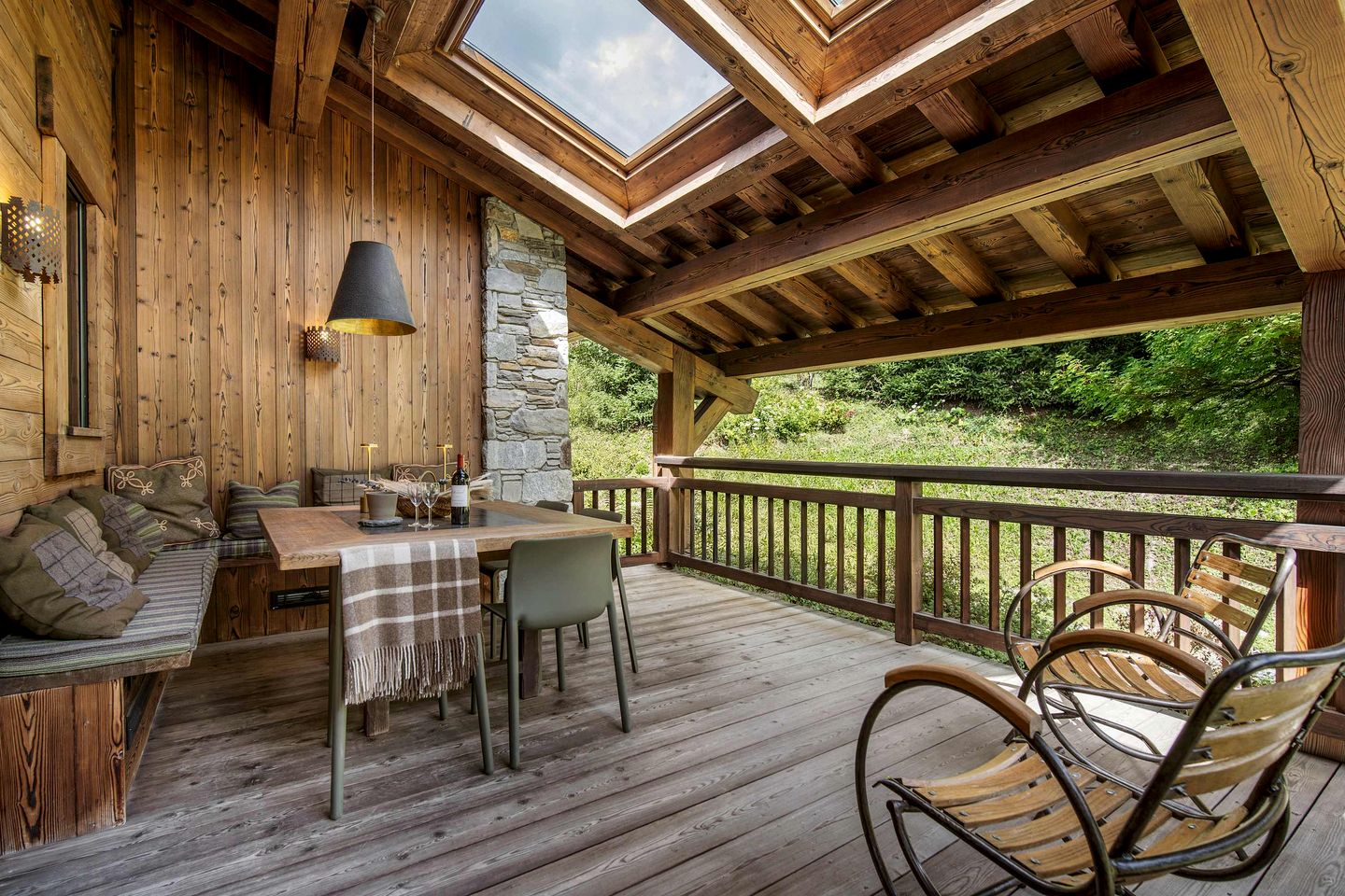 Luxurious Alpine Chalet with Cinema & Mont Blanc Views near Village of Megève, France