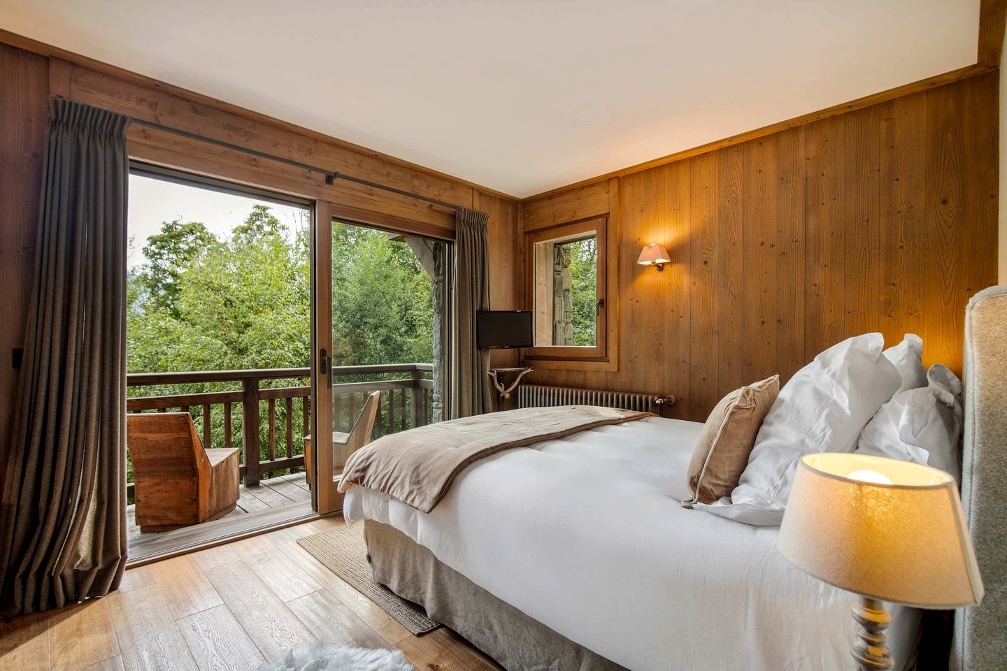 Luxurious Alpine Chalet with Cinema & Mont Blanc Views near Village of Megève, France