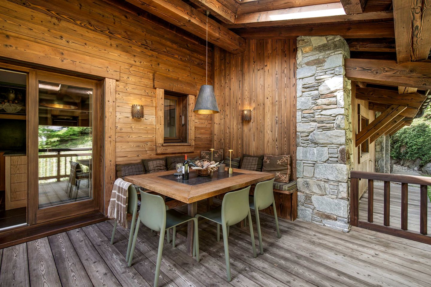 Luxurious Alpine Chalet with Cinema & Mont Blanc Views near Village of Megève, France