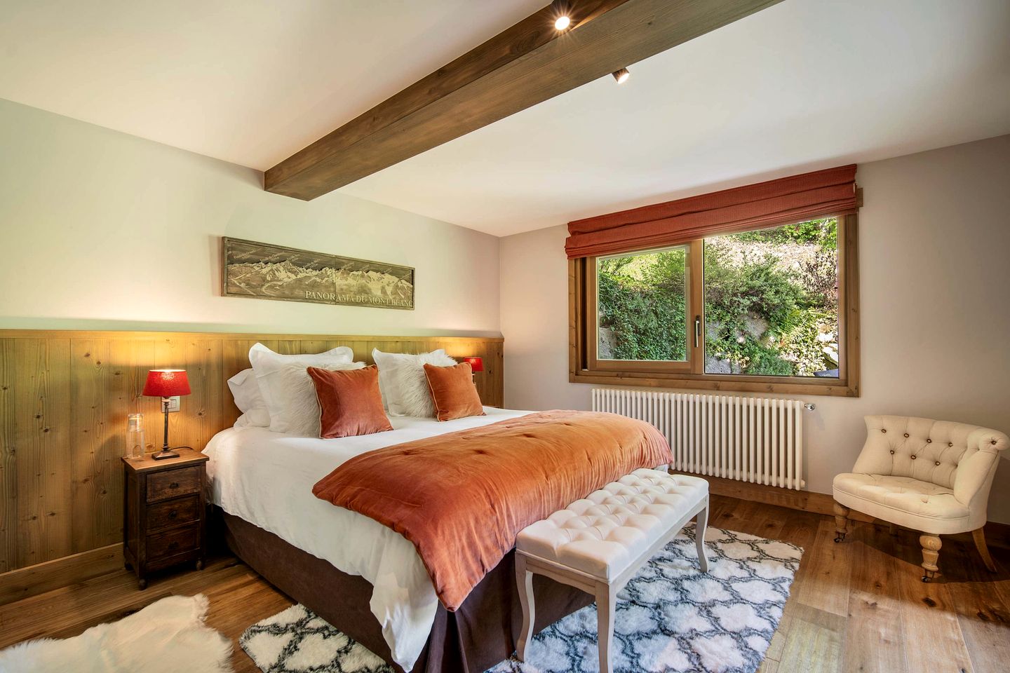 Luxurious Alpine Chalet with Cinema & Mont Blanc Views near Village of Megève, France