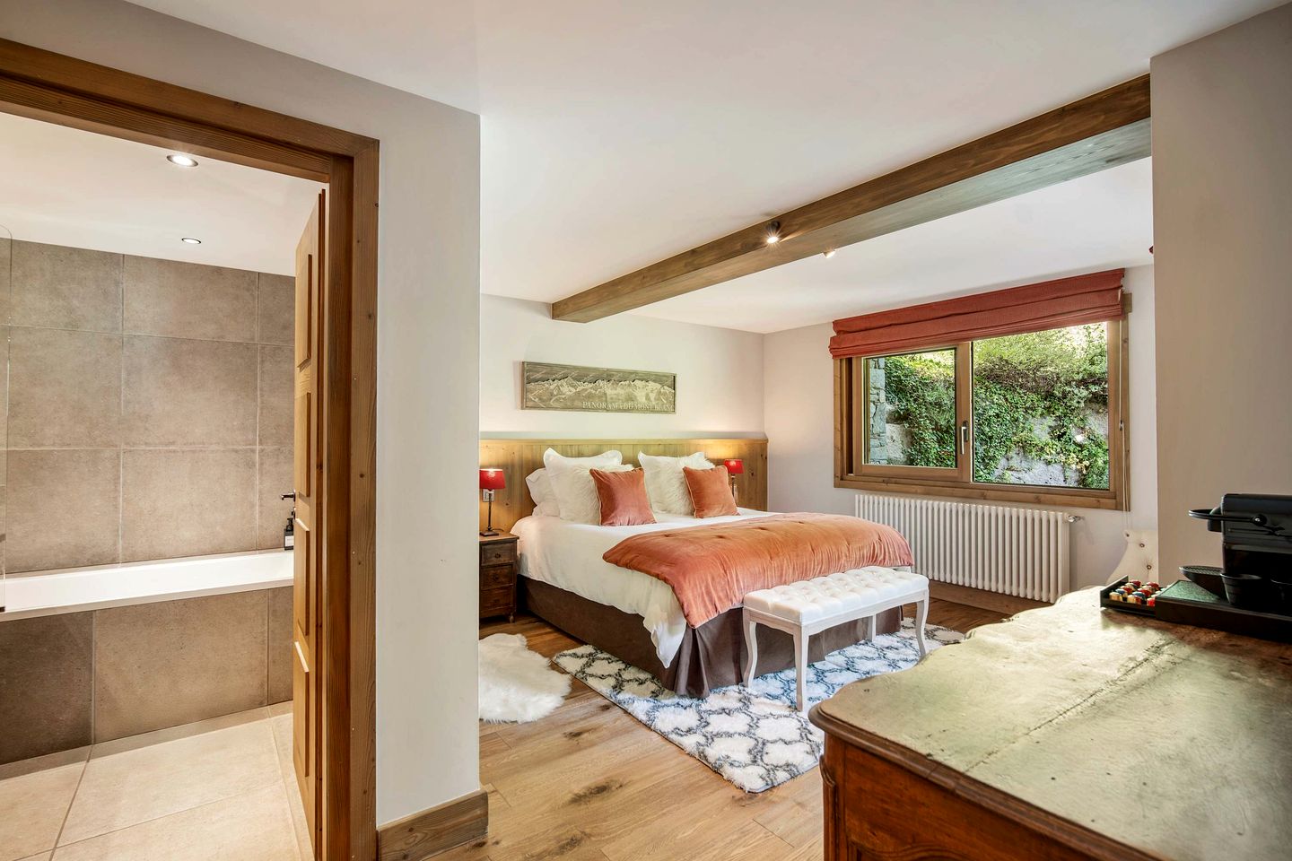 Luxurious Alpine Chalet with Cinema & Mont Blanc Views near Village of Megève, France