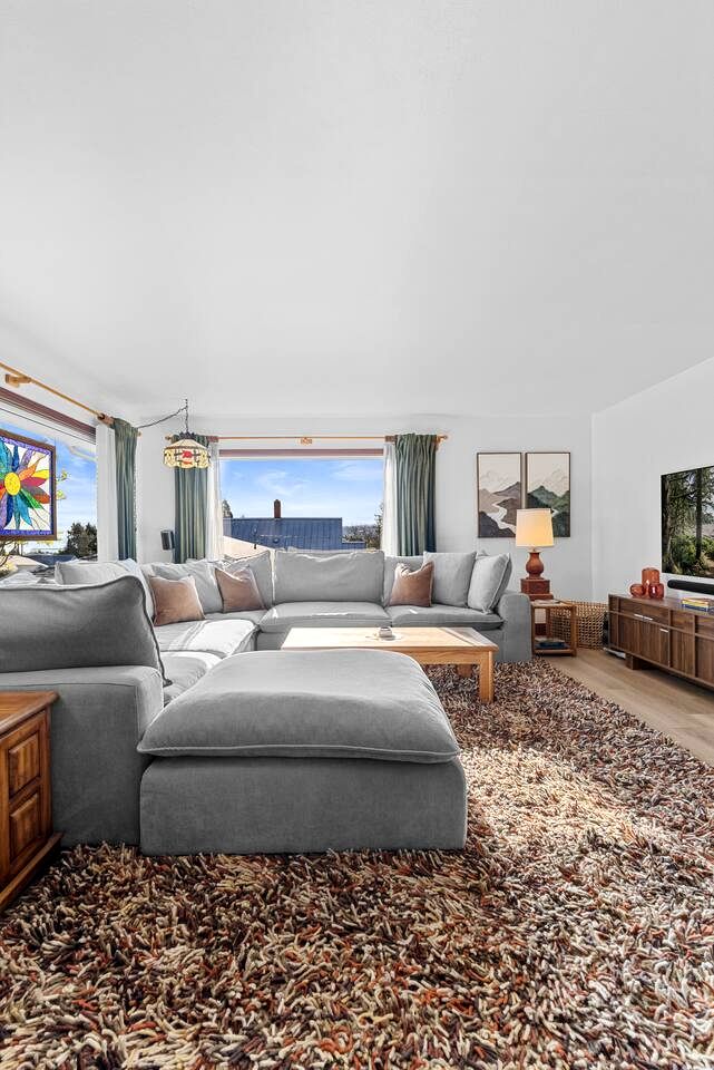 Refined Mid-Century Retreat with Strait & Mountain Views near Olympic National Park, Port Angeles, Washington