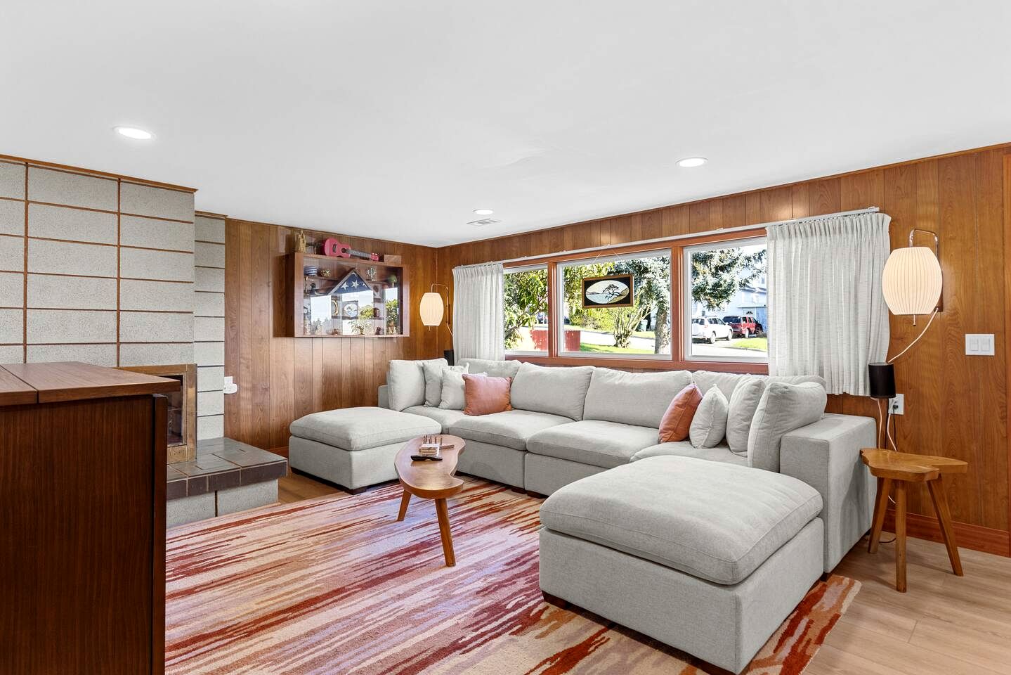 Refined Mid-Century Retreat with Strait & Mountain Views near Olympic National Park, Port Angeles, Washington