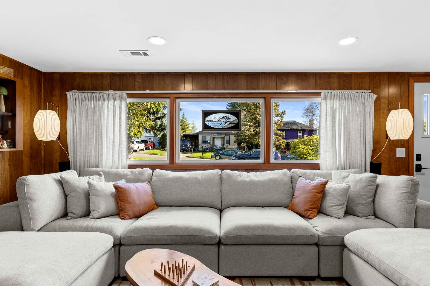Refined Mid-Century Retreat with Strait & Mountain Views near Olympic National Park, Port Angeles, Washington