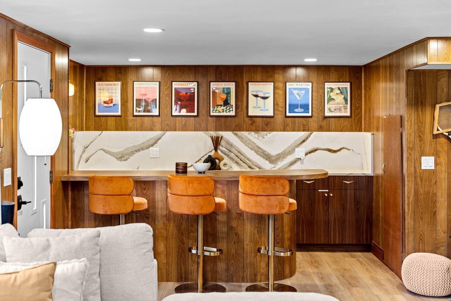 Refined Mid-Century Retreat with Strait & Mountain Views near Olympic National Park, Port Angeles, Washington