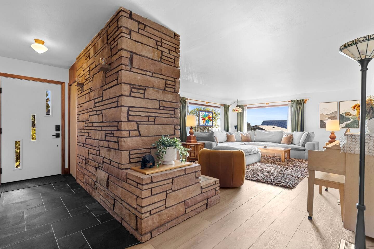 Refined Mid-Century Retreat with Strait & Mountain Views near Olympic National Park, Port Angeles, Washington