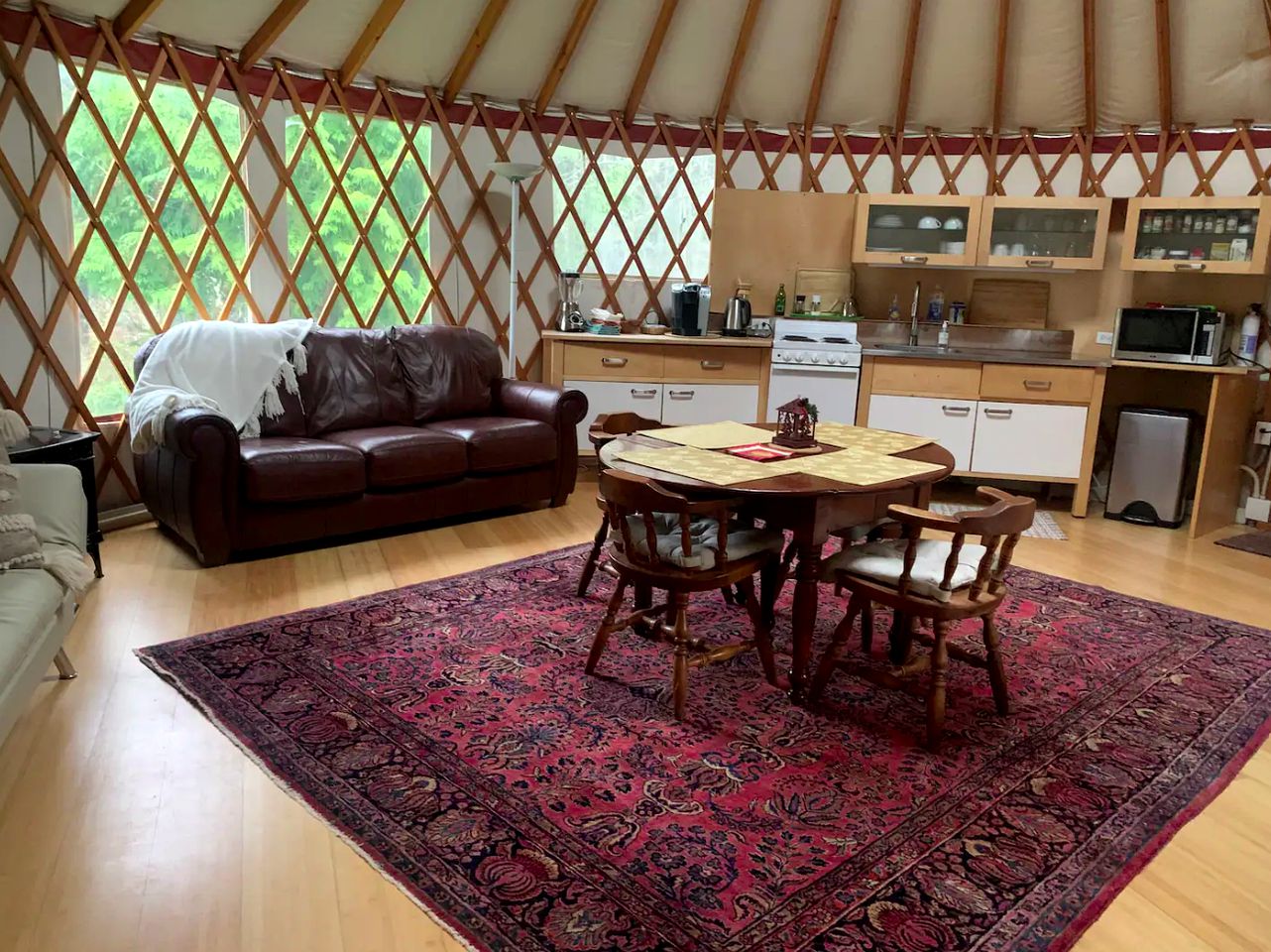 Private Yurt is the Perfect Place for a Washington Getaway