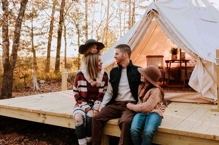 Beautiful Pop-Up Tent for Glamping in Arkansas | Bell Tents (Mena, Arkansas, United States of America)