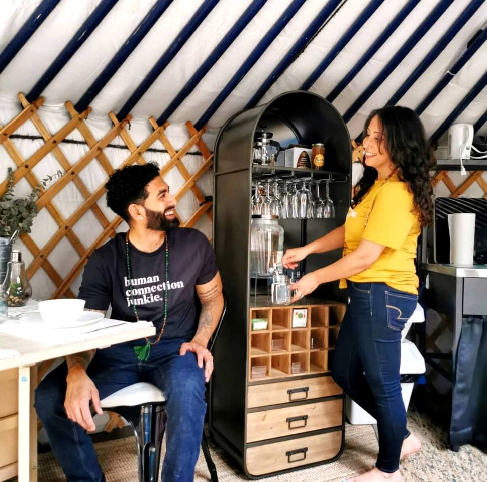 Charming Yurt Accommodation with Fire Pit Ideal for Camping near Lake Simcoe