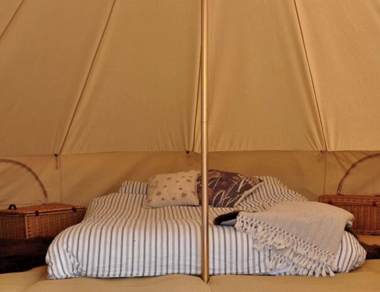 Beautiful Bell Tent Rental Perfect for Dorset Glamping