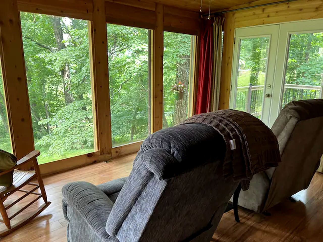 Cozy Getaways in this Cute A-Frame Cabin in Suches, Georgia