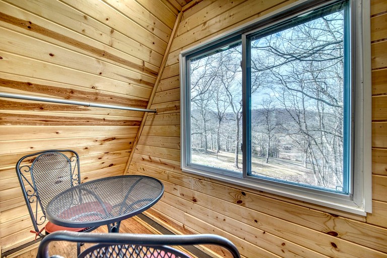 Cozy Getaways in this Cute A-Frame Cabin in Suches, Georgia | A-Frames (Suches, Georgia, United States of America)