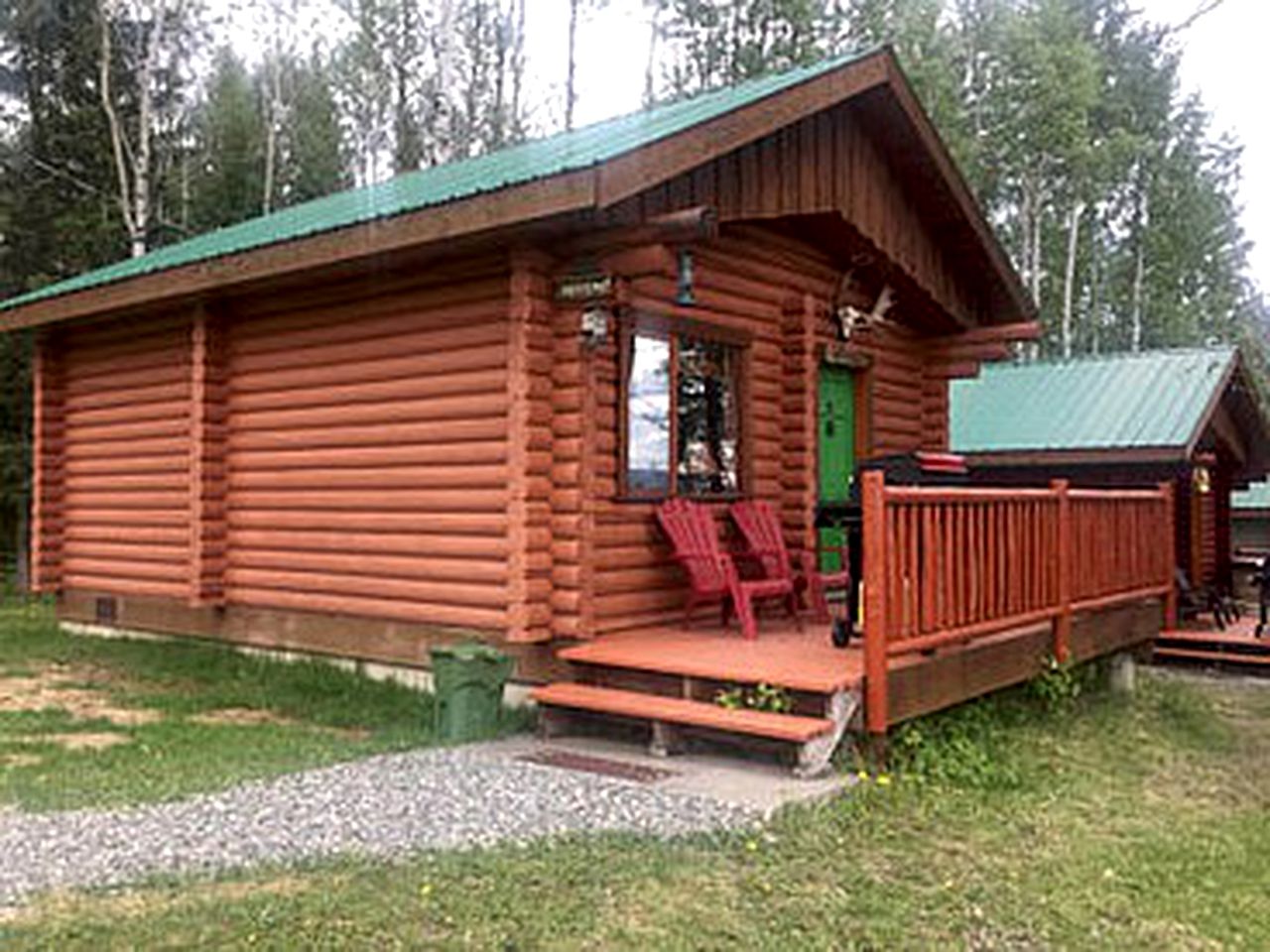 British Columbia Log Cabin for Glamping on an Authentic Ranch