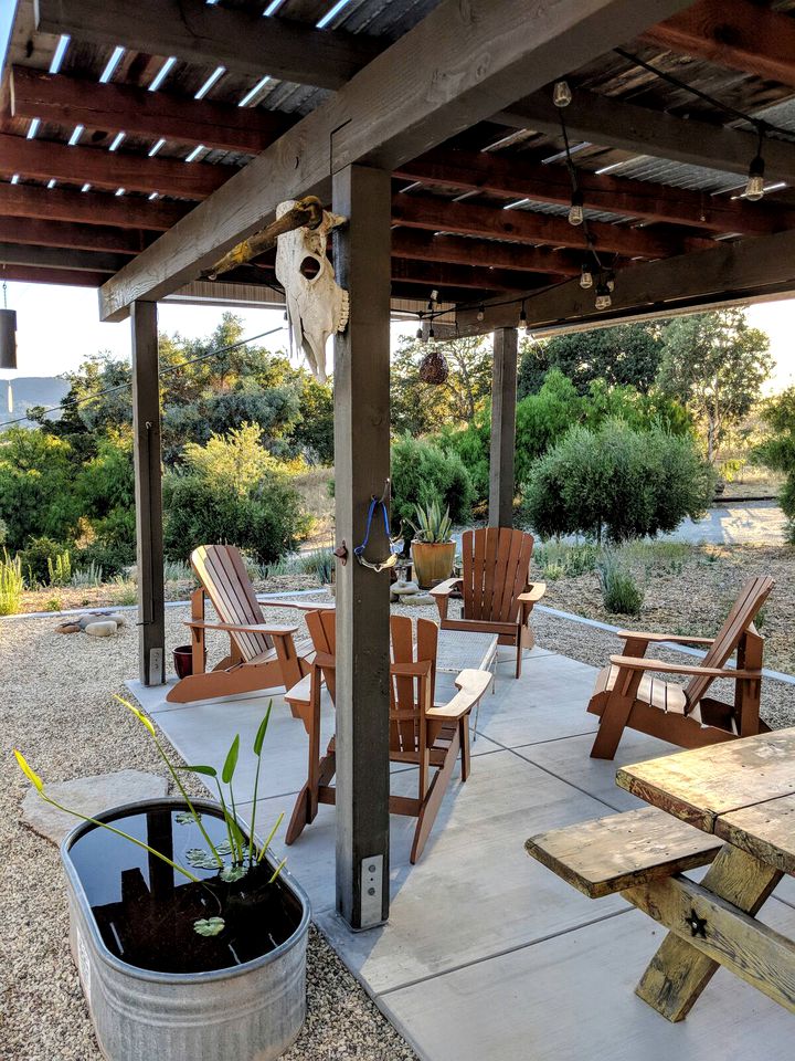 Rustic Cottage Rental with a Hot Tub Perfect for Luxury Camping in Santa Margarita