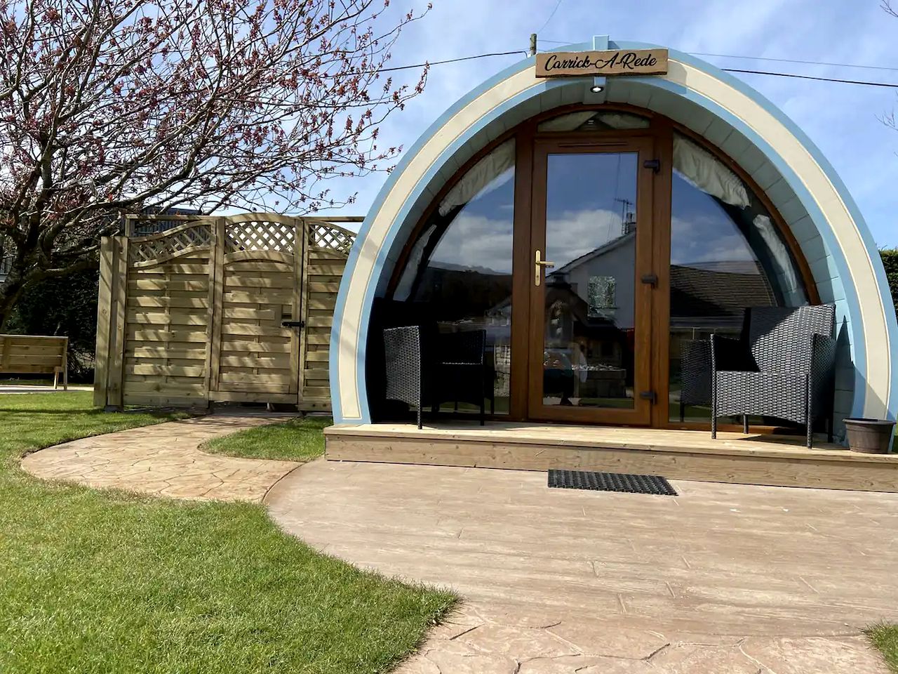 Gorgeous Northern Ireland Glamping Pod on the Causeway Coast and Glens