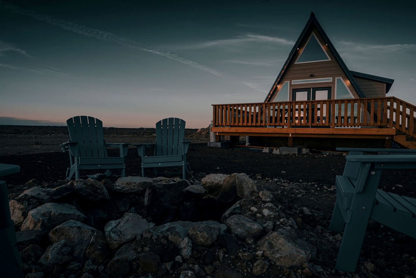 Rustic Off-Grid A-frame with Hot Tub and Sauna near the Grand Canyon for a Unique Escape in Williams, Arizona