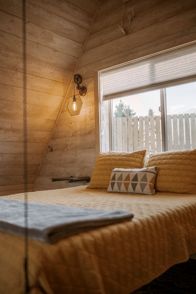 Romantic A-Frame Cabin near Yellowstone for an Amazing Glamping Getaway in Emigrant, Montana
