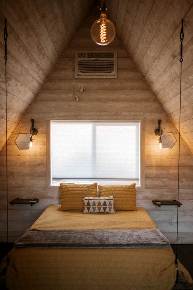 Romantic A-Frame Cabin near Yellowstone for an Amazing Glamping Getaway in Emigrant, Montana