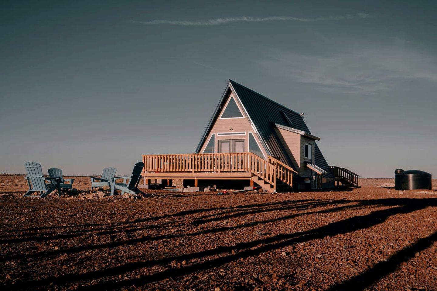 Rustic Off-Grid A-frame with Hot Tub and Sauna near the Grand Canyon for a Unique Escape in Williams, Arizona