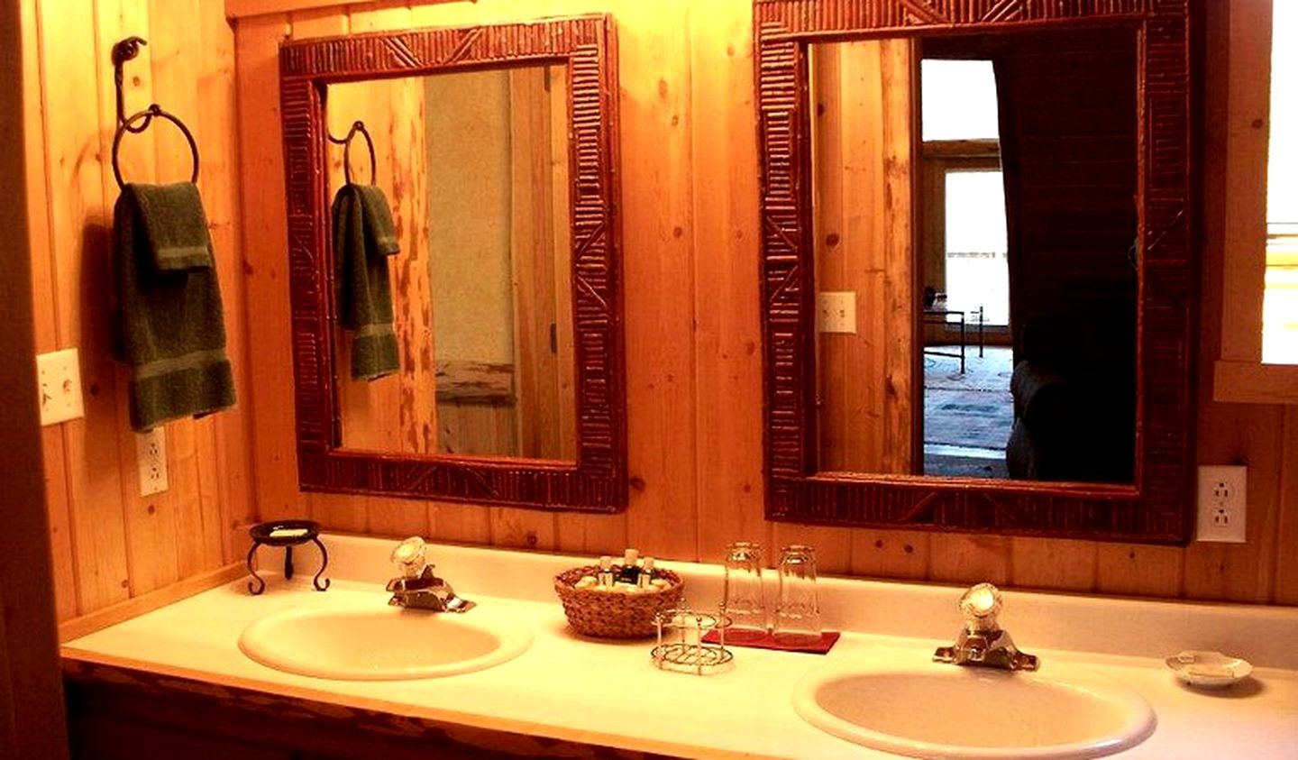 A-Frame Lodge on the River in Irwin, Idaho