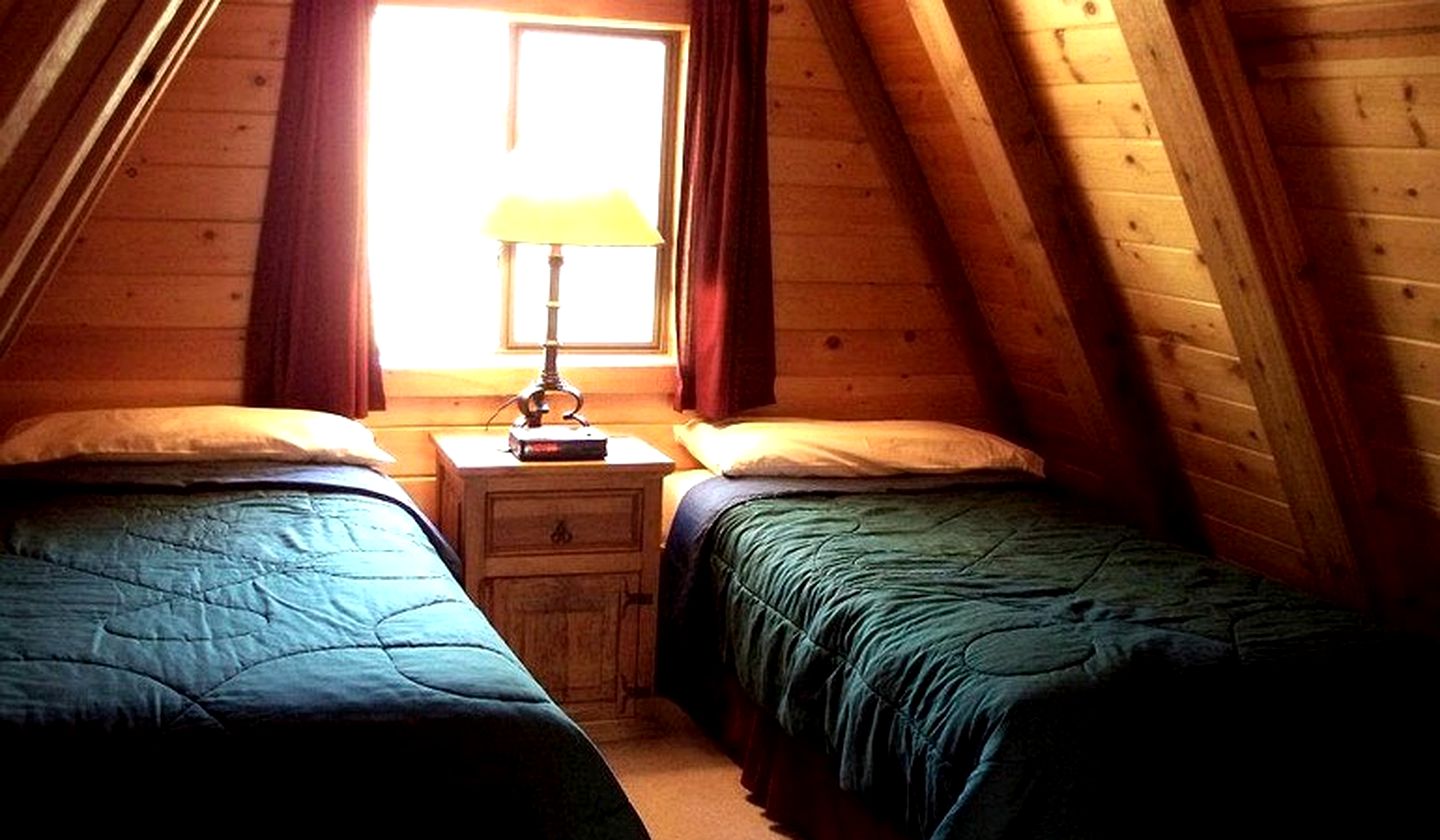 A-Frame Lodge on the River in Irwin, Idaho