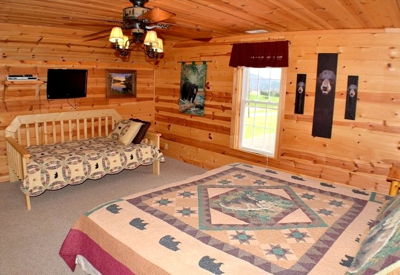 Premium Glamping Rental with Hot Tub and Games Room in Sevierville, Tennessee