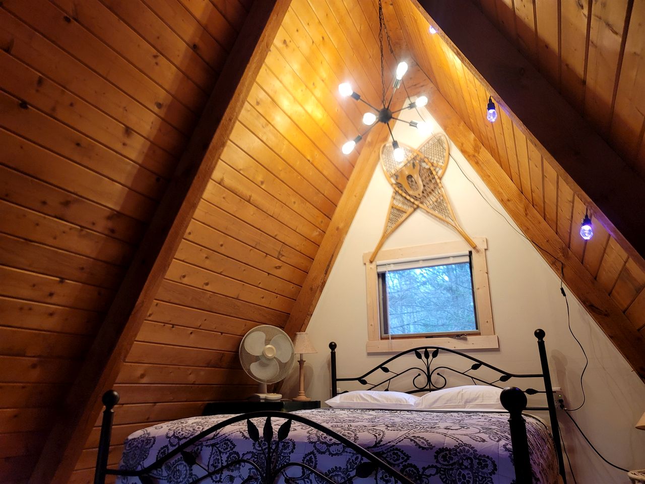 Secluded A-Frame Cabin with Private Riverfront on Little Manistee River near Tustin, Michigan