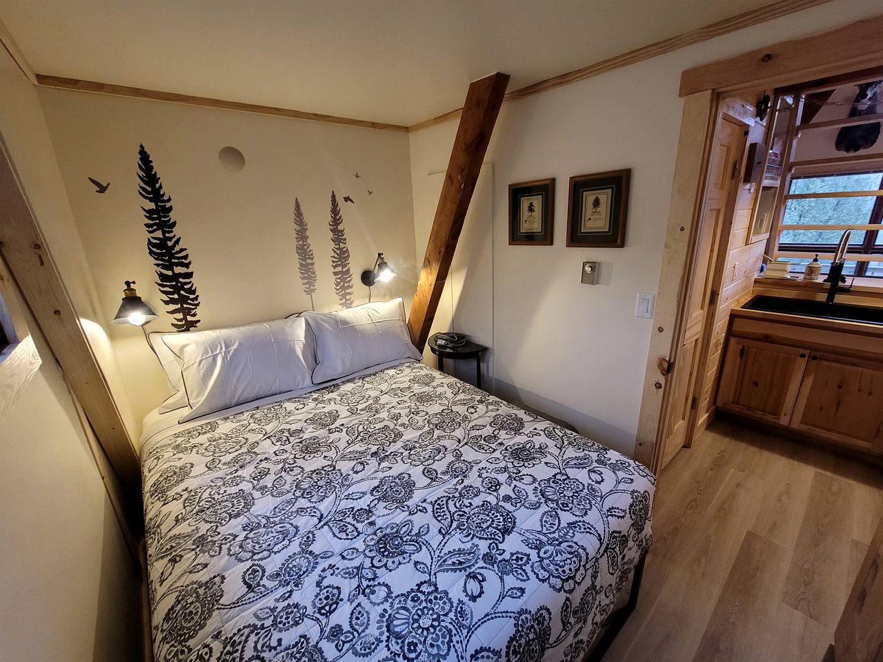 Secluded A-Frame Cabin with Private Riverfront on Little Manistee River near Tustin, Michigan