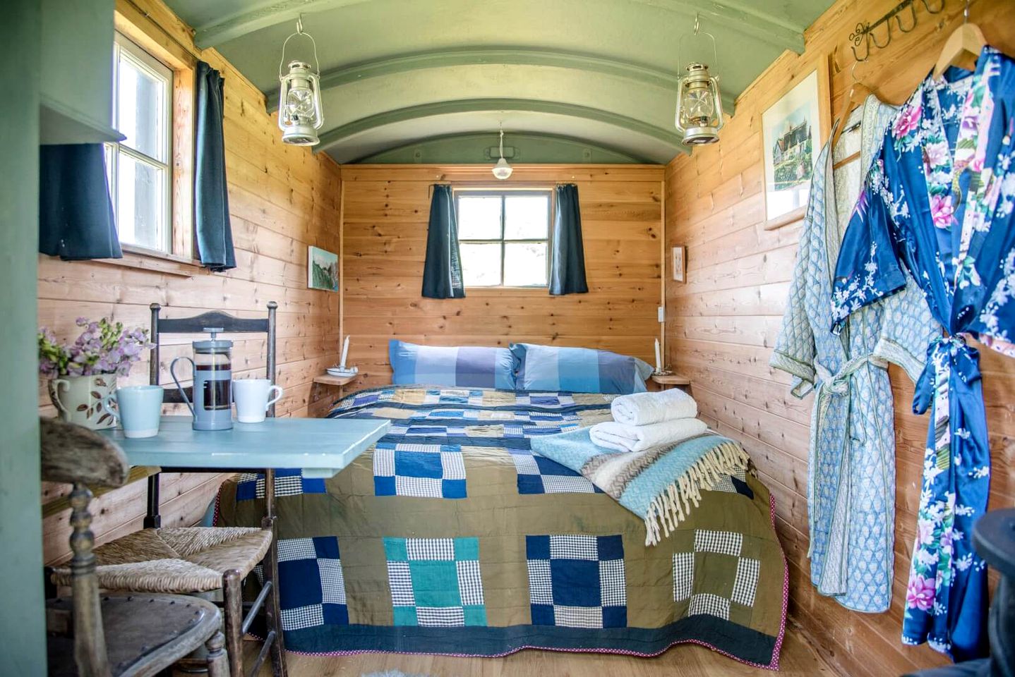 Shepherd's Hut Glamping for a Countryside Escape in Eye