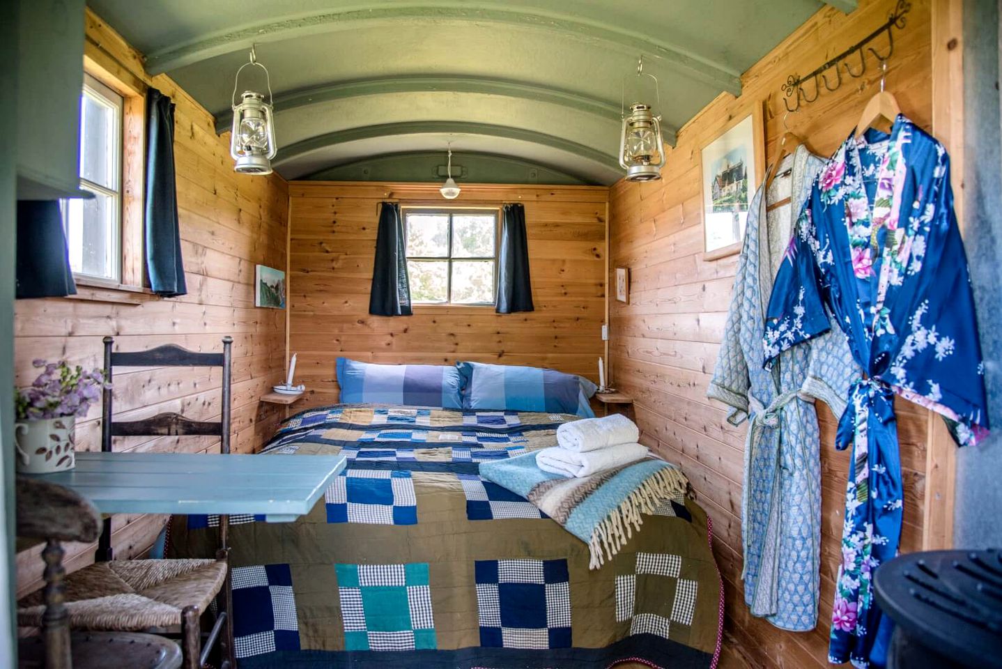 Shepherd's Hut Glamping for a Countryside Escape in Eye