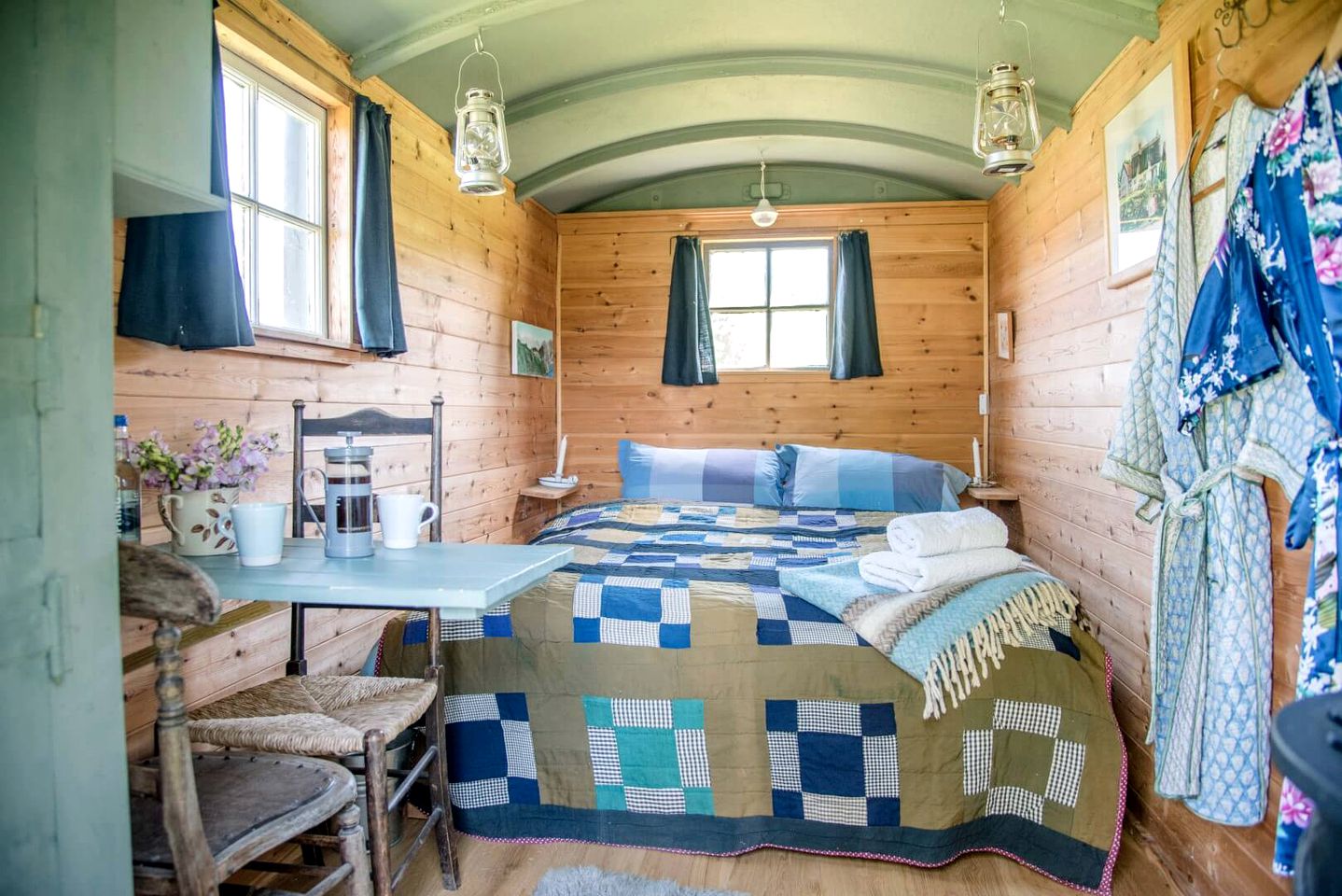 Shepherd's Hut Glamping for a Countryside Escape in Eye