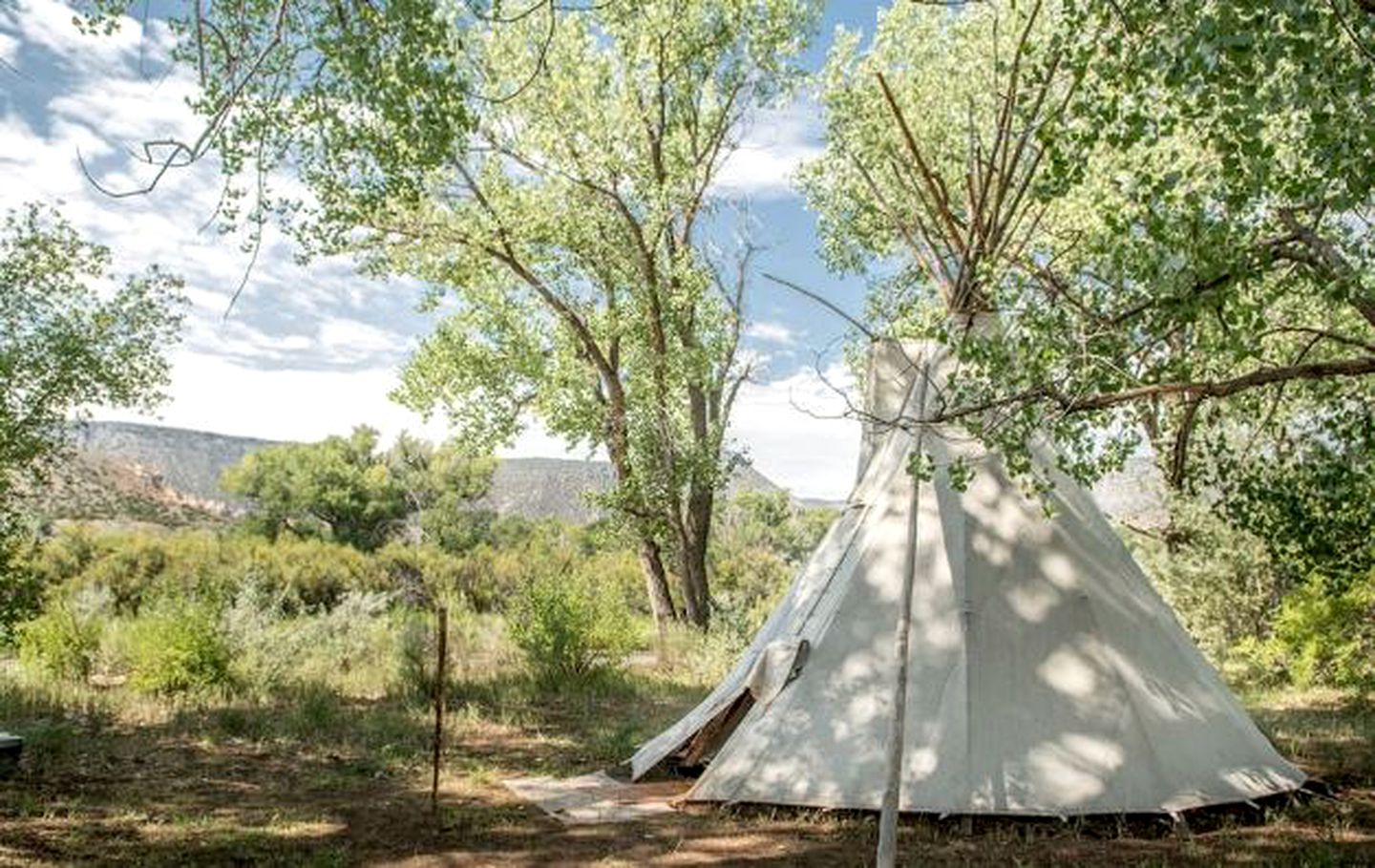 Tipi in Abiquiu, New Mexico