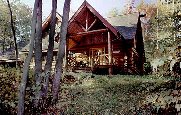 Log Cabin In Adirondack State Park