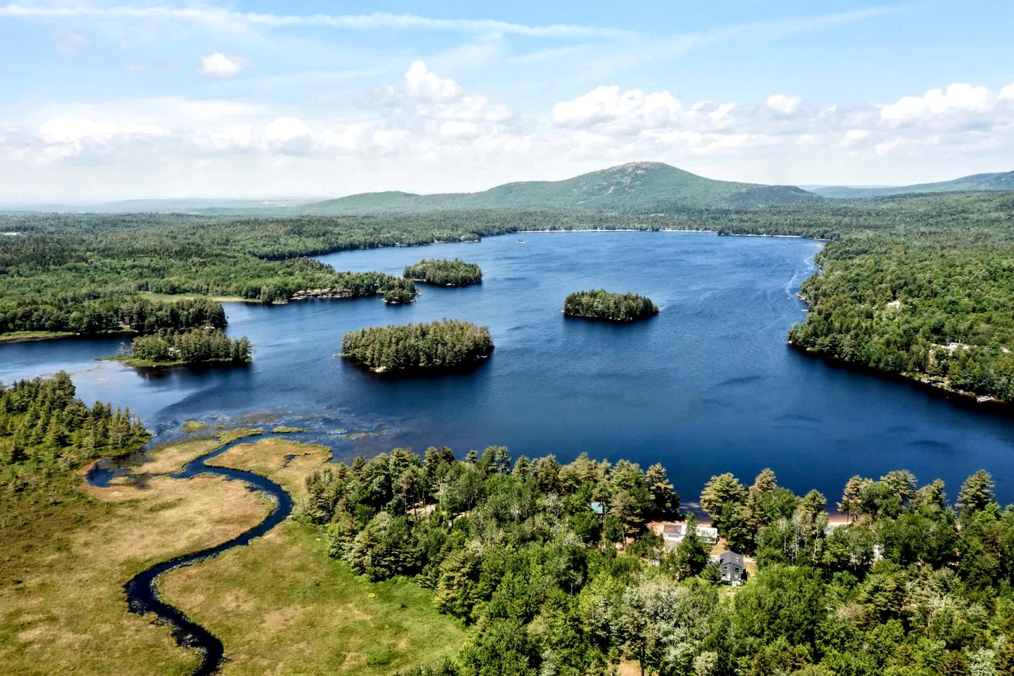 Pet-Friendly Lakeside Cabin with Fire Pit & Screened Porch near Flanders Pond in Sullivan, Maine