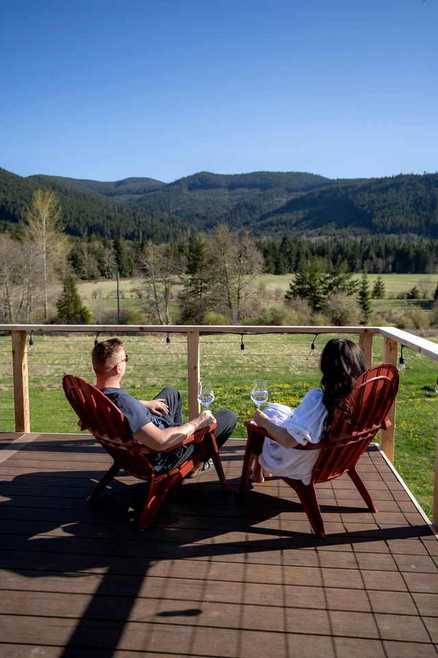 Amazing Mountain Views in this Charming Cottage with a Hot Tub in Sequim, Washington