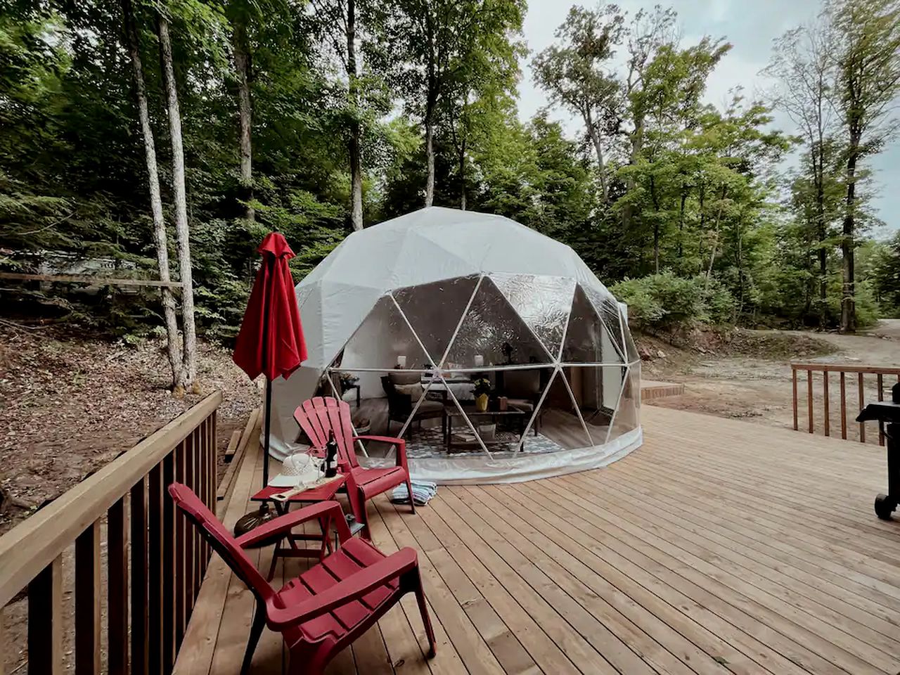 Ravine Dome Surrounded By Nature and Overlooking the Mississippi River in Ompah, Ontario