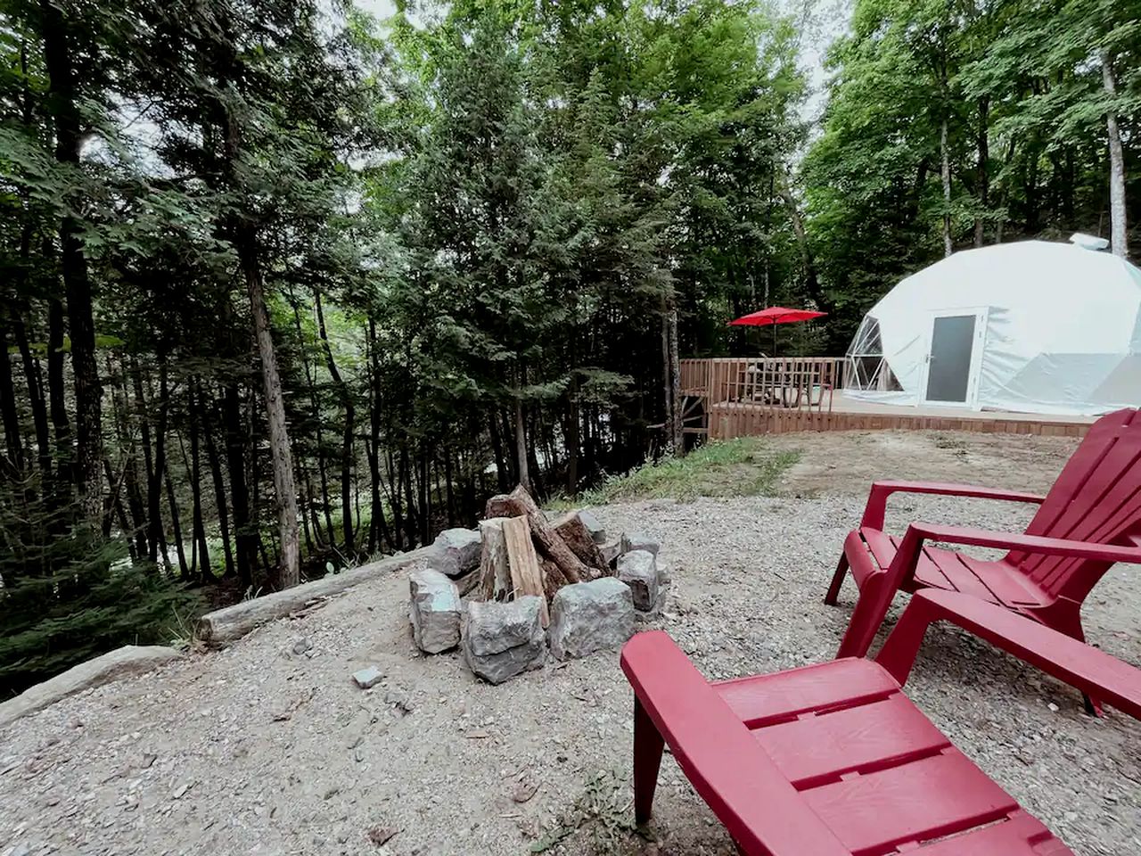 Ravine Dome Surrounded By Nature and Overlooking the Mississippi River in Ompah, Ontario