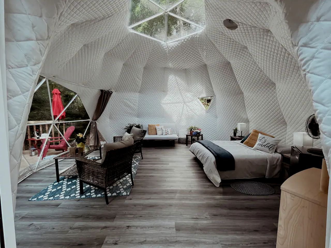 Ravine Dome Surrounded By Nature and Overlooking the Mississippi River in Ompah, Ontario