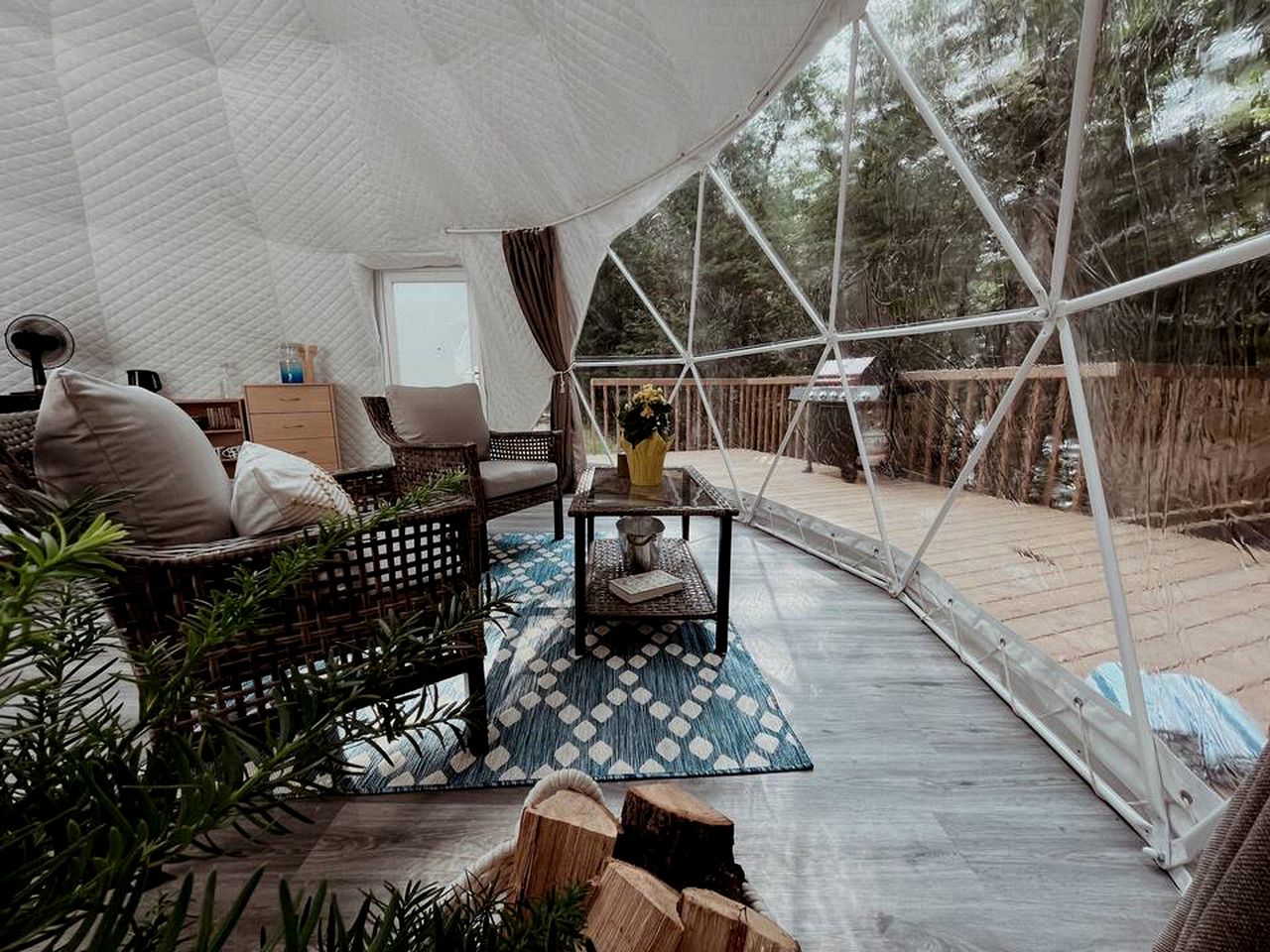 Ravine Dome Surrounded By Nature and Overlooking the Mississippi River in Ompah, Ontario