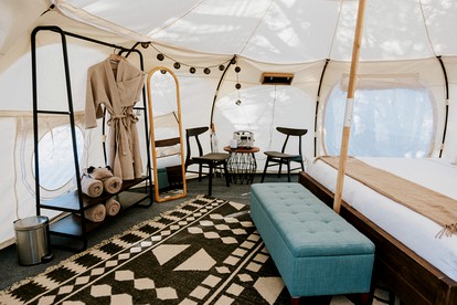 Wonderful Bell Tent Rental in Spicewood, Texas, for Intimate Getaways with your Special Someone photo 3